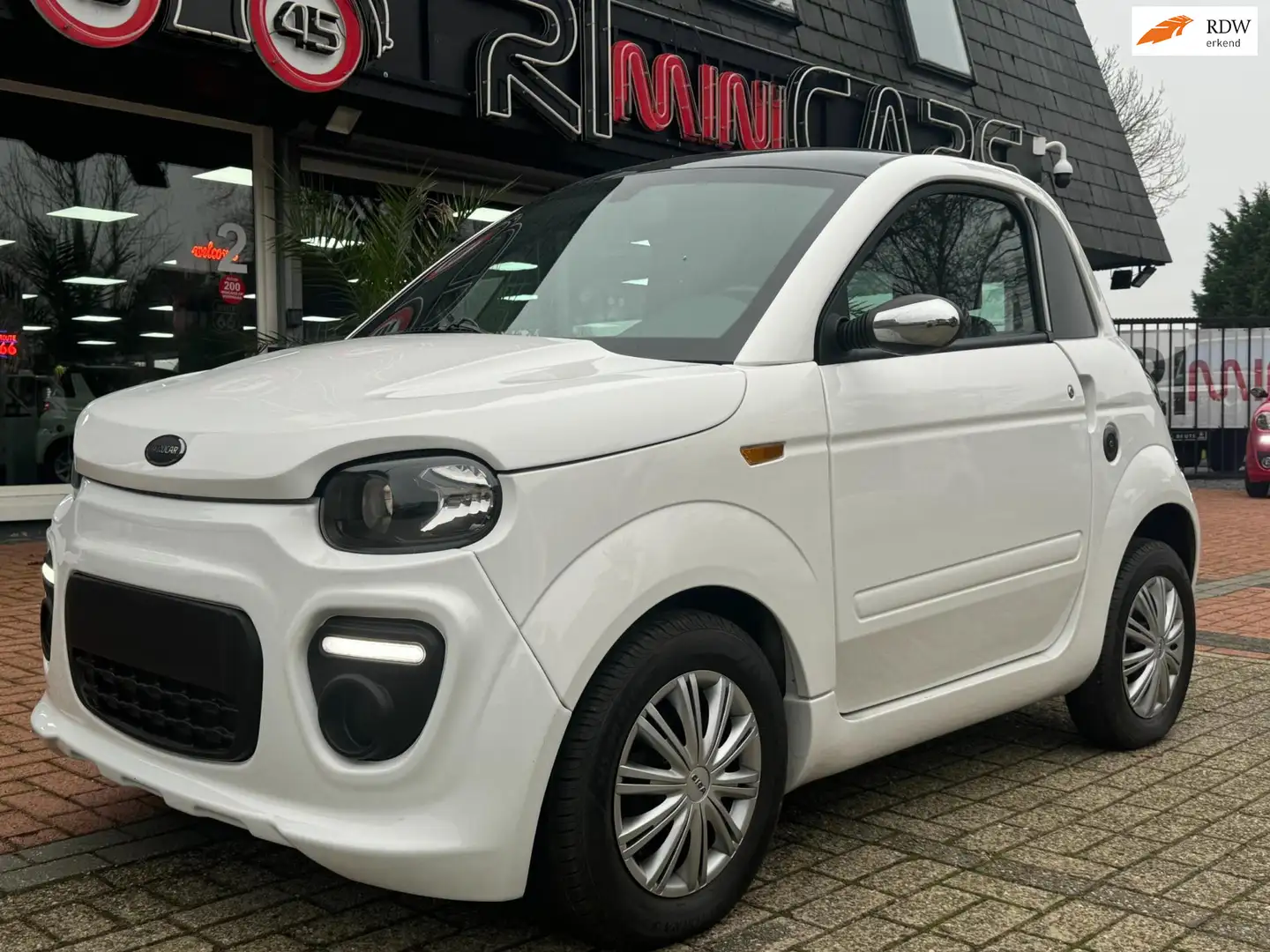 Microcar Due Brommobiel | Fiat 500 look | 2019 Garantie 45km Fehér - 1