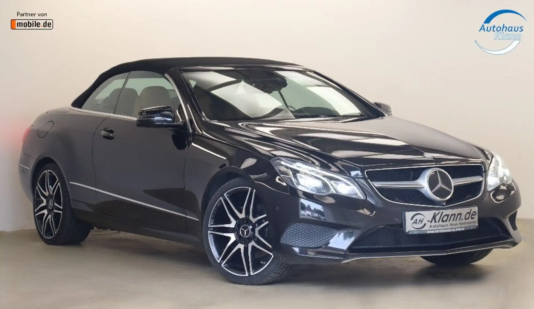 Mercedes-Benz E 350 d Cabrio 252PS ILS H&K ACC Airscarf 360° Schwarz - 1