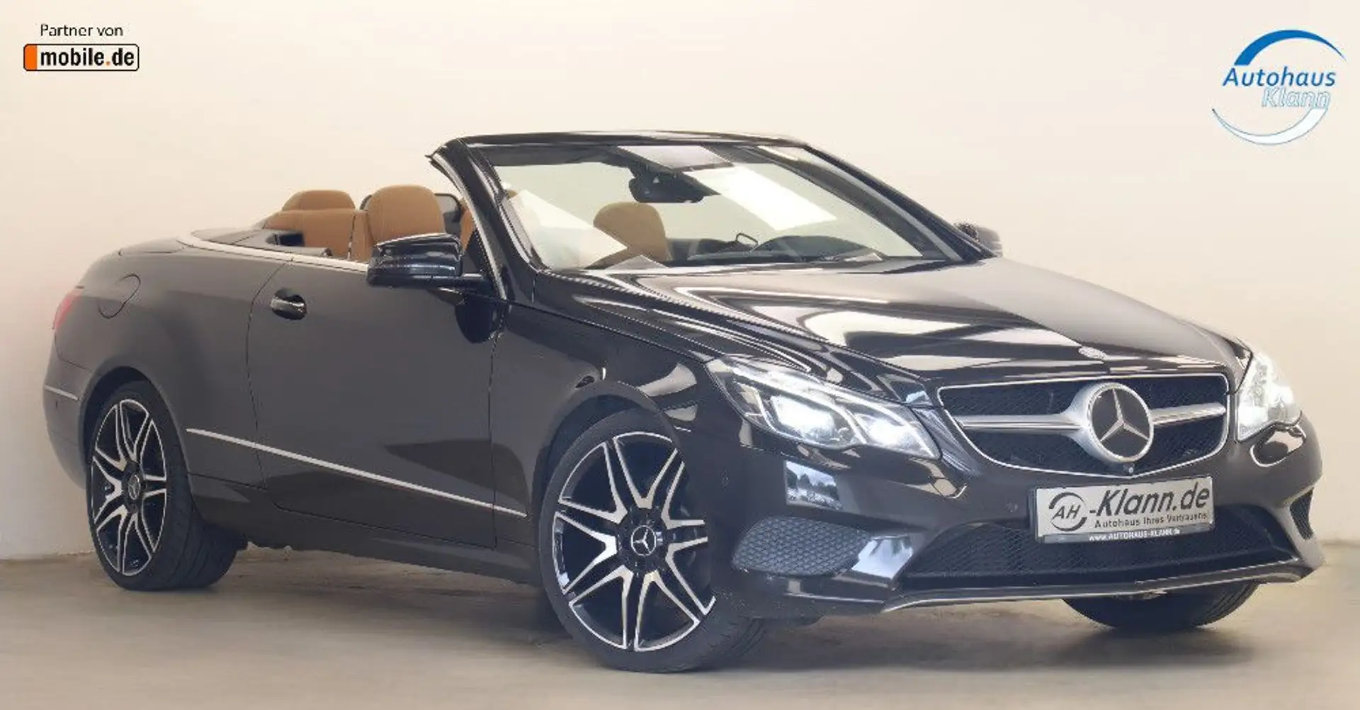 Mercedes-Benz E 350 d Cabrio 252PS ILS H&K ACC Airscarf 360° Schwarz - 2