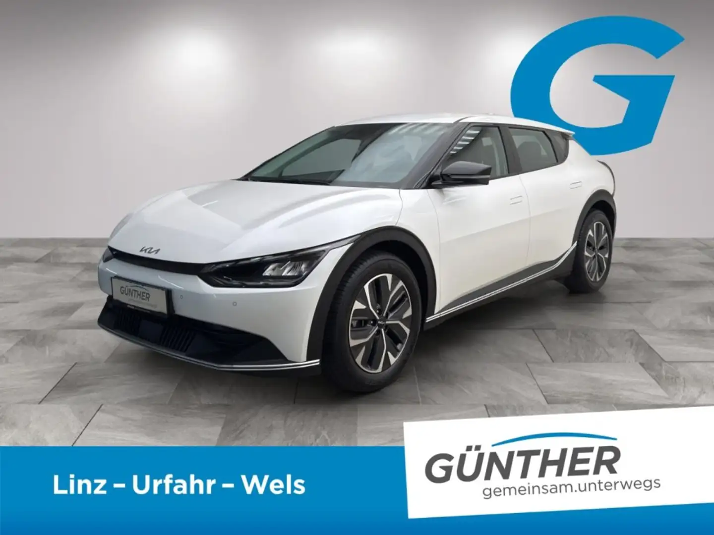 Kia EV6 Air RWD 77,4 kWh Weiß - 1