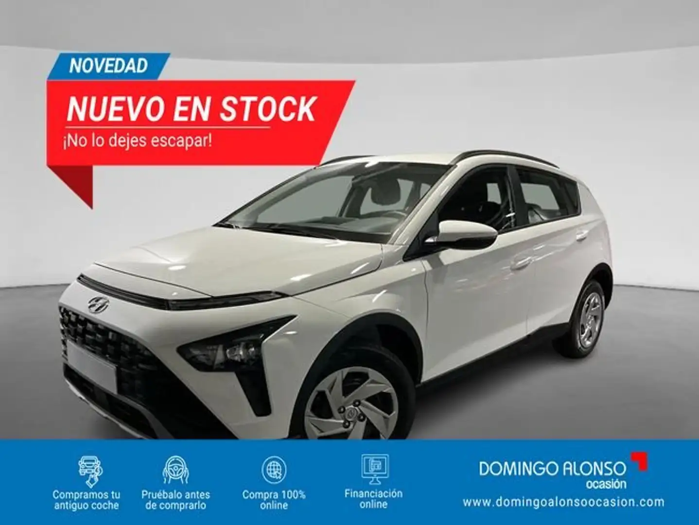 Hyundai BAYON 1.0 T-GDi 73,6 kW (100 CV) MT6 2WD Sense + Blanco - 1