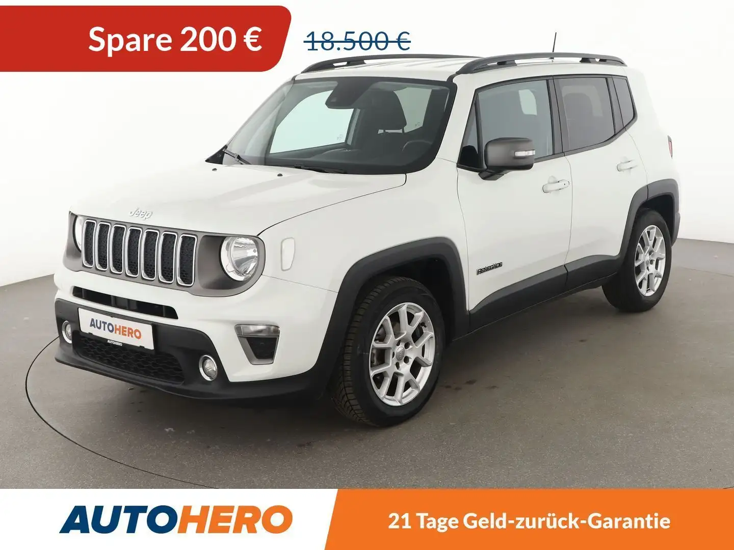 Jeep Renegade 1.0 TGDi Limited 4x2 *ACC*PDC*SHZ*ALU*KLIMA* Weiß - 1