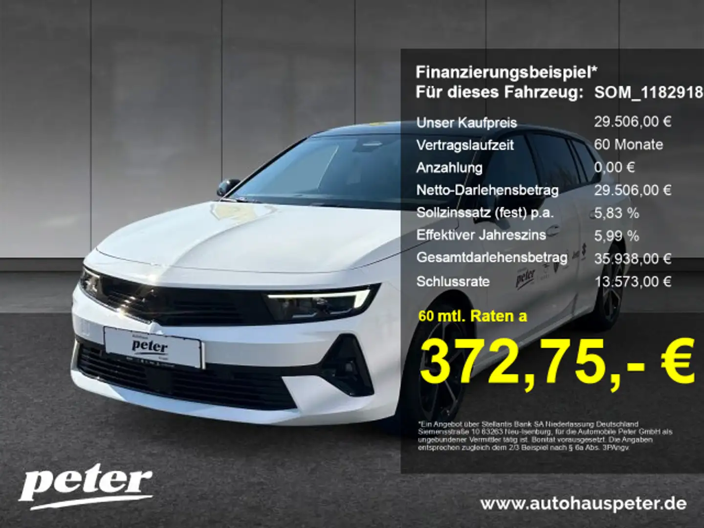 Opel Astra Astra L 1.2 Turbo Mild-Hybrid GS Line (EURO 6e) Ve Bianco - 1