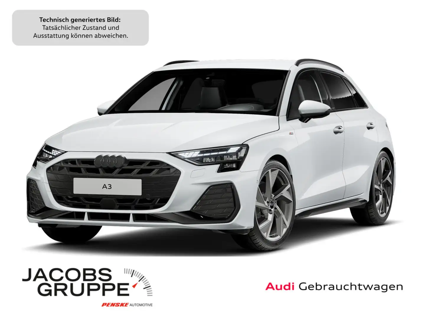 Audi A3 Sportback 35 TFSI S line Navi,Matrix,SHZ,R Weiß - 1