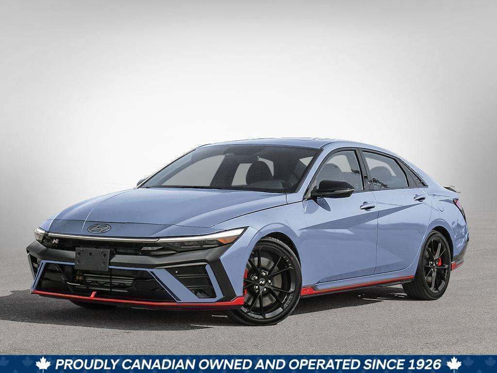 Performance Blue 2026 Hyundai Elantra N Sedan Front-Wheel Drive