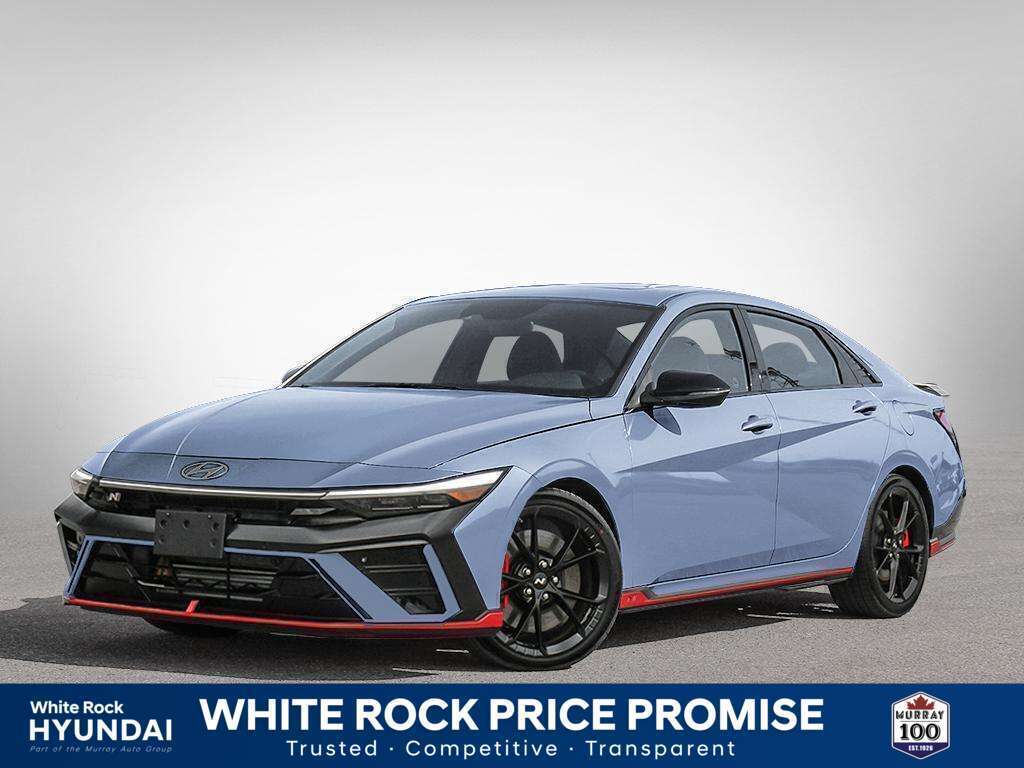Performance Blue 2026 Hyundai Elantra N Sedan Front-Wheel Drive 