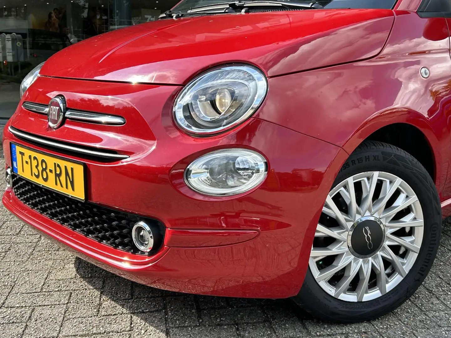 Fiat 500 1.0 Hybrid Cult | Airconditioning | Parkeersensore Rojo - 2