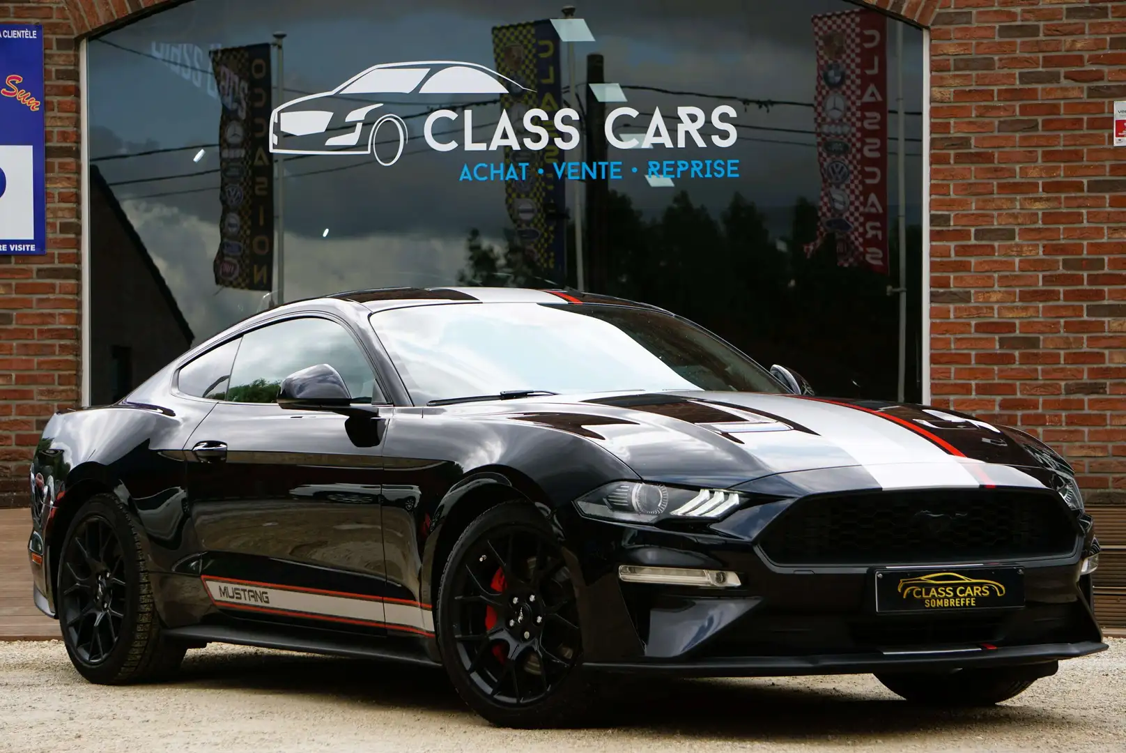 Ford Mustang 2.3 ECOBOOST FACELIFT CARBON COCKPIT NAVI CAMERA Noir - 2