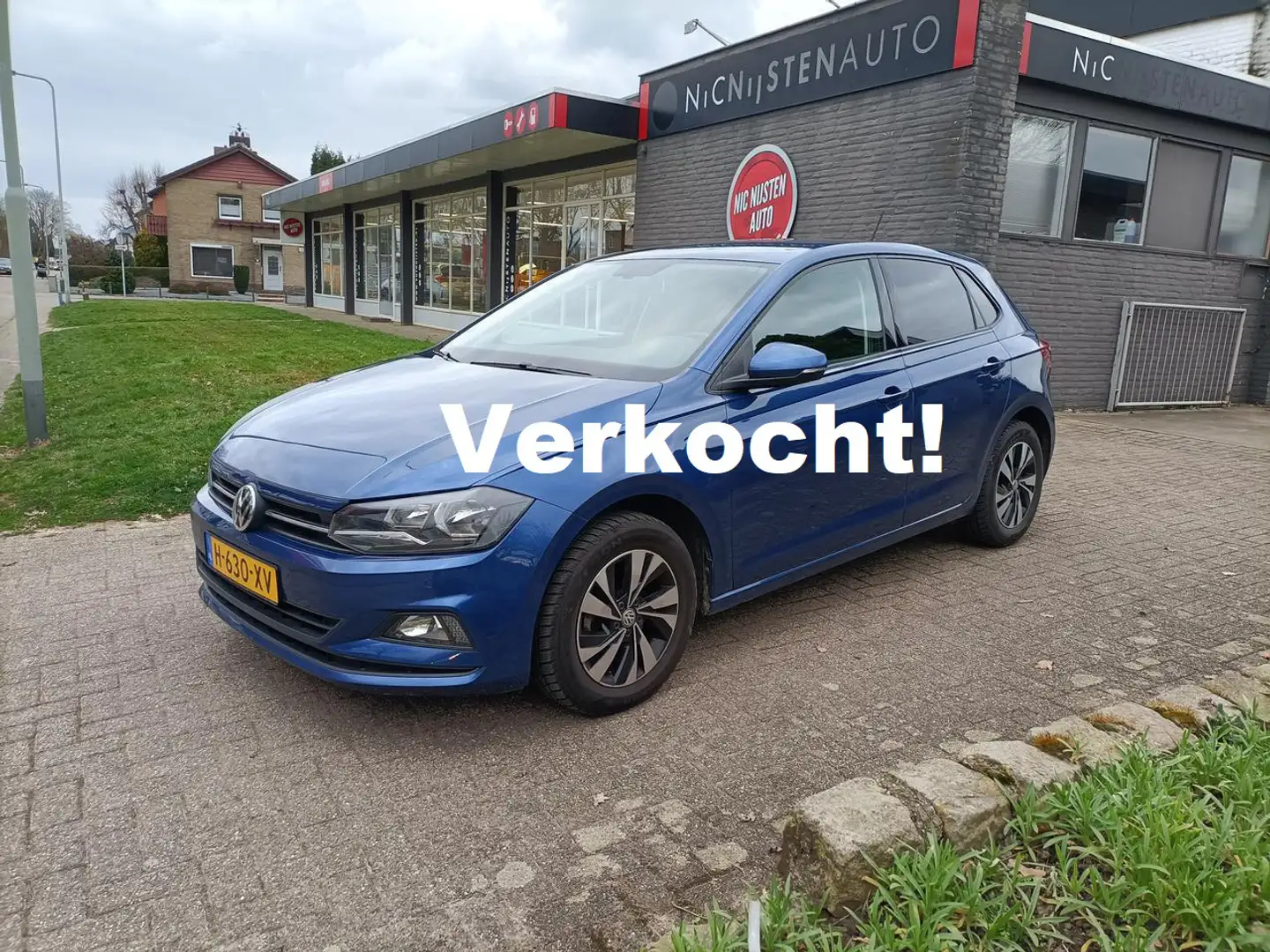 Volkswagen Polo 1.0 TSI COMFORTLINE, Navi, Ad Cruise Blauw - 1