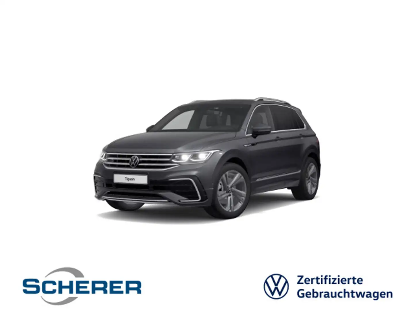 Volkswagen Tiguan R-Line 2.0 TSI DSG STD-HEIZUNG 360°KAMERA Grau - 1
