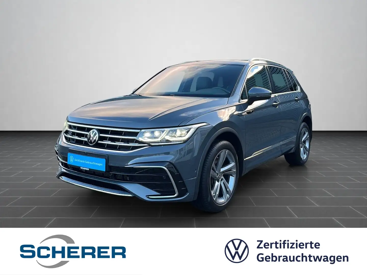 Volkswagen Tiguan R-Line 2.0 TSI DSG STD-HEIZUNG 360°KAMERA Grau - 1