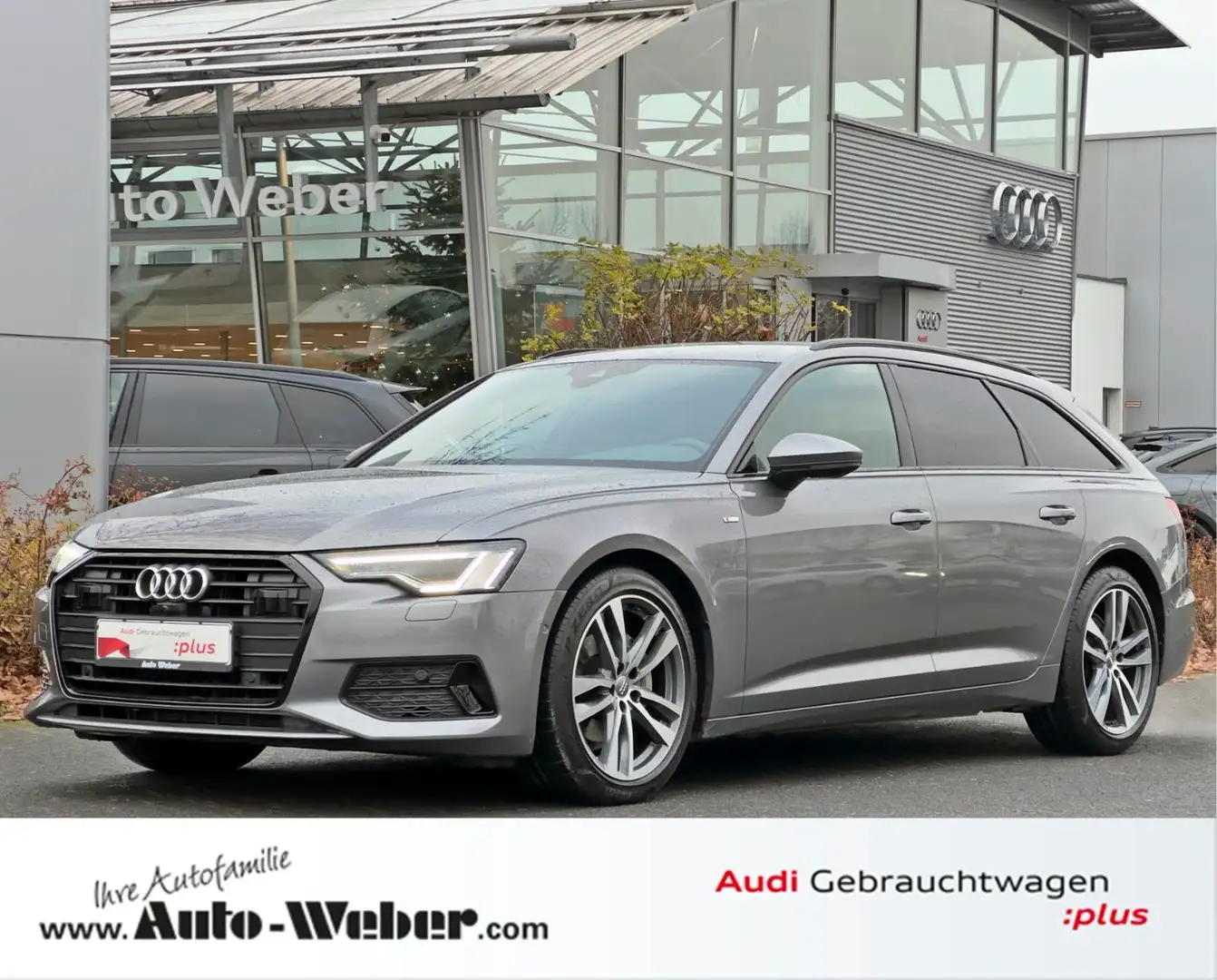 Audi A6 Avant 40TDI S-tr. S LINE BLACK TOUR 360° DAB Grau - 1