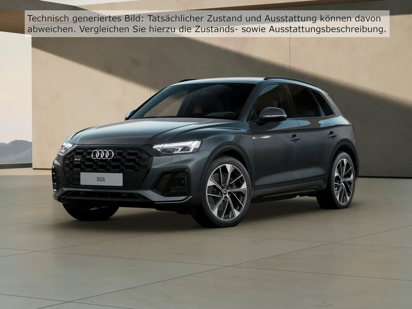 Audi SQ5 3.0 TDI quattro MatrixLED B&O Kamera AHK Luf Gris - 2
