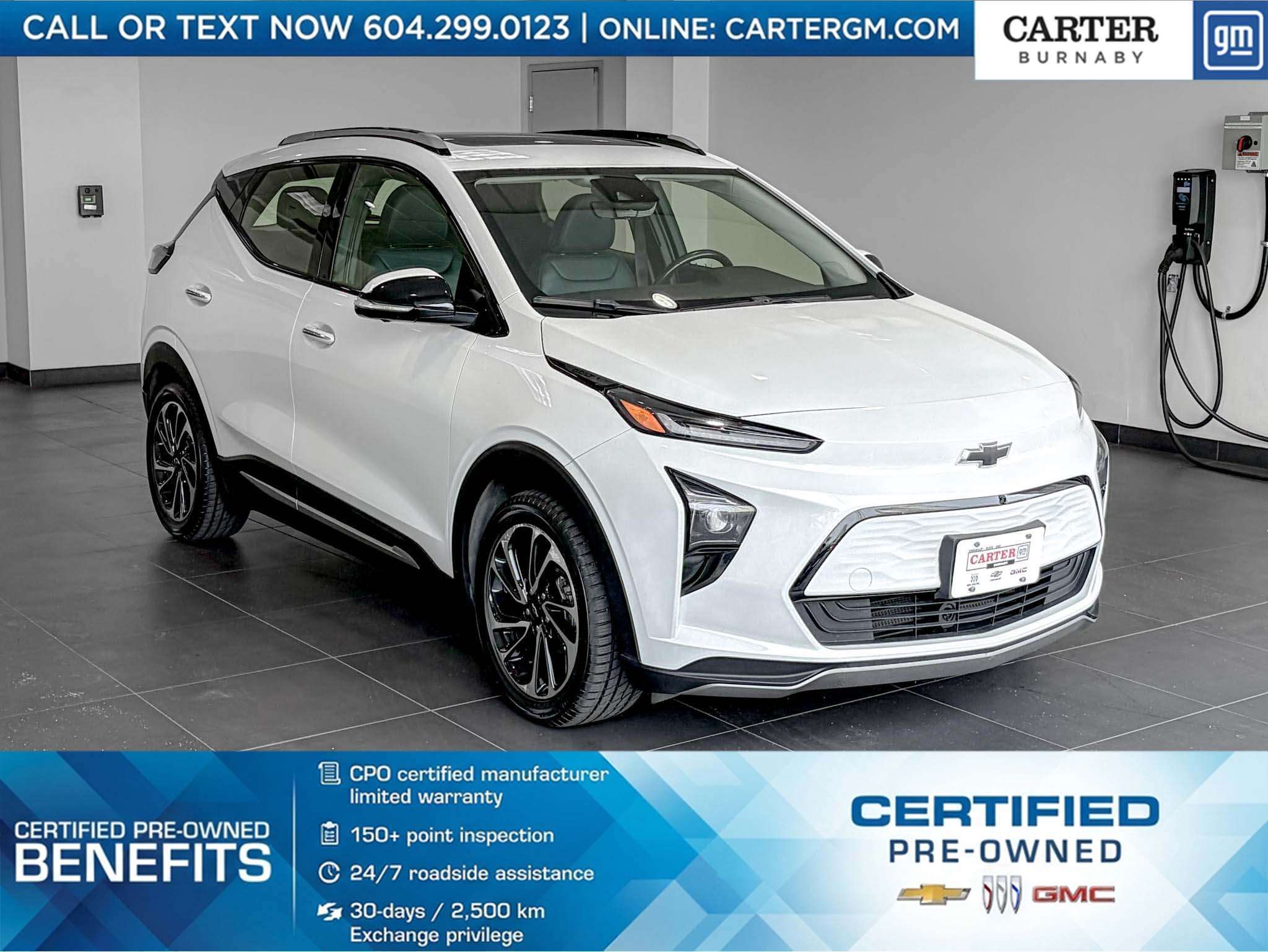 White 2022 Chevrolet Bolt EUV Hatchback Front-Wheel Drive 1-Speed Automatic