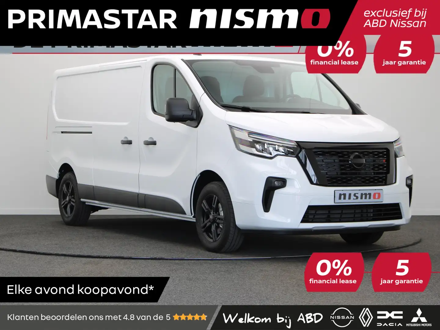 Nissan Primastar 2.0 dCi 130pk L2H1 Nismo | 2500KG Trekgewicht | Ac Weiß - 1