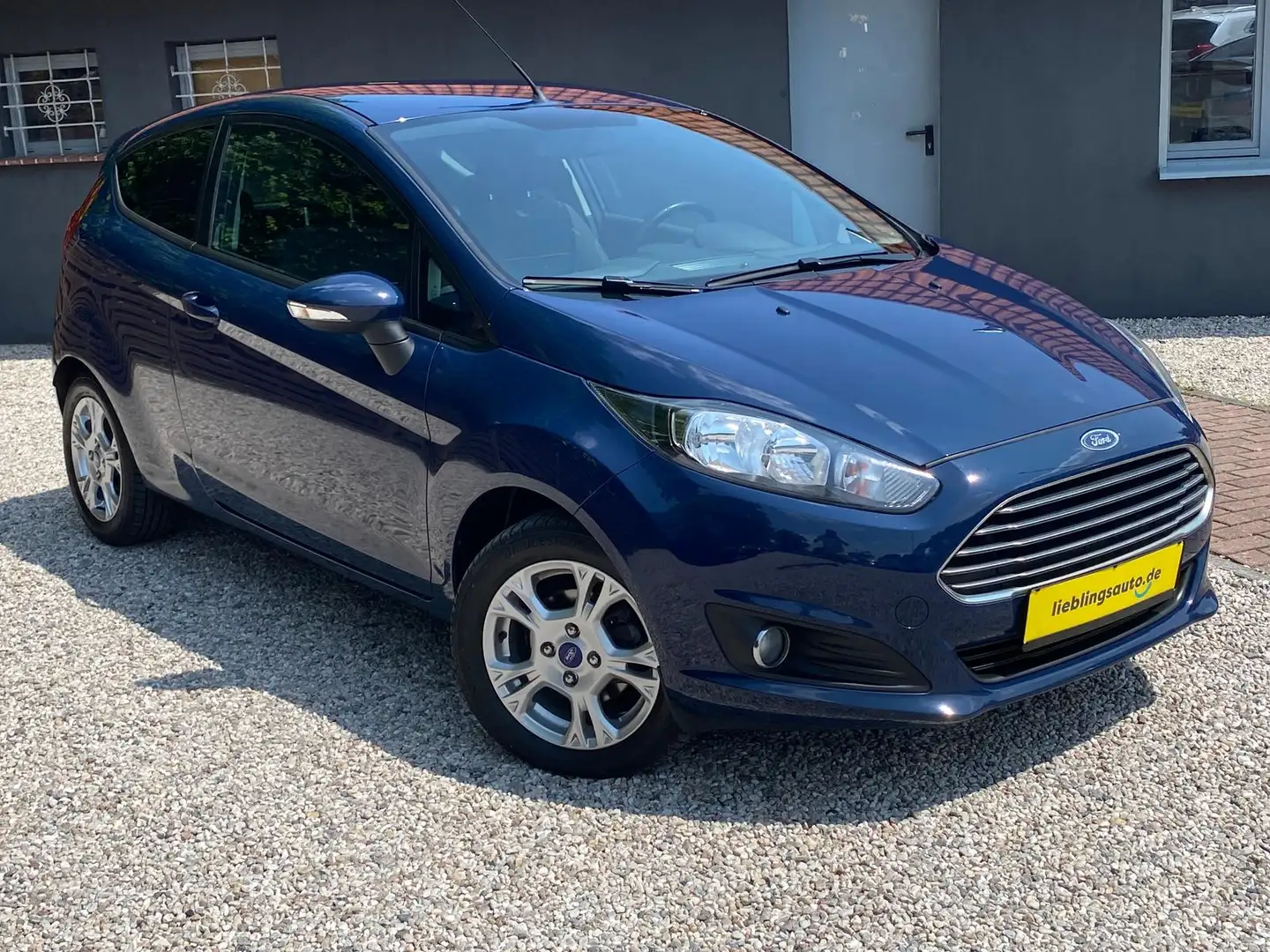 Ford Fiesta 1.0 EcoBoost Klima Bluetooth TÜV 6/27 Blau - 2