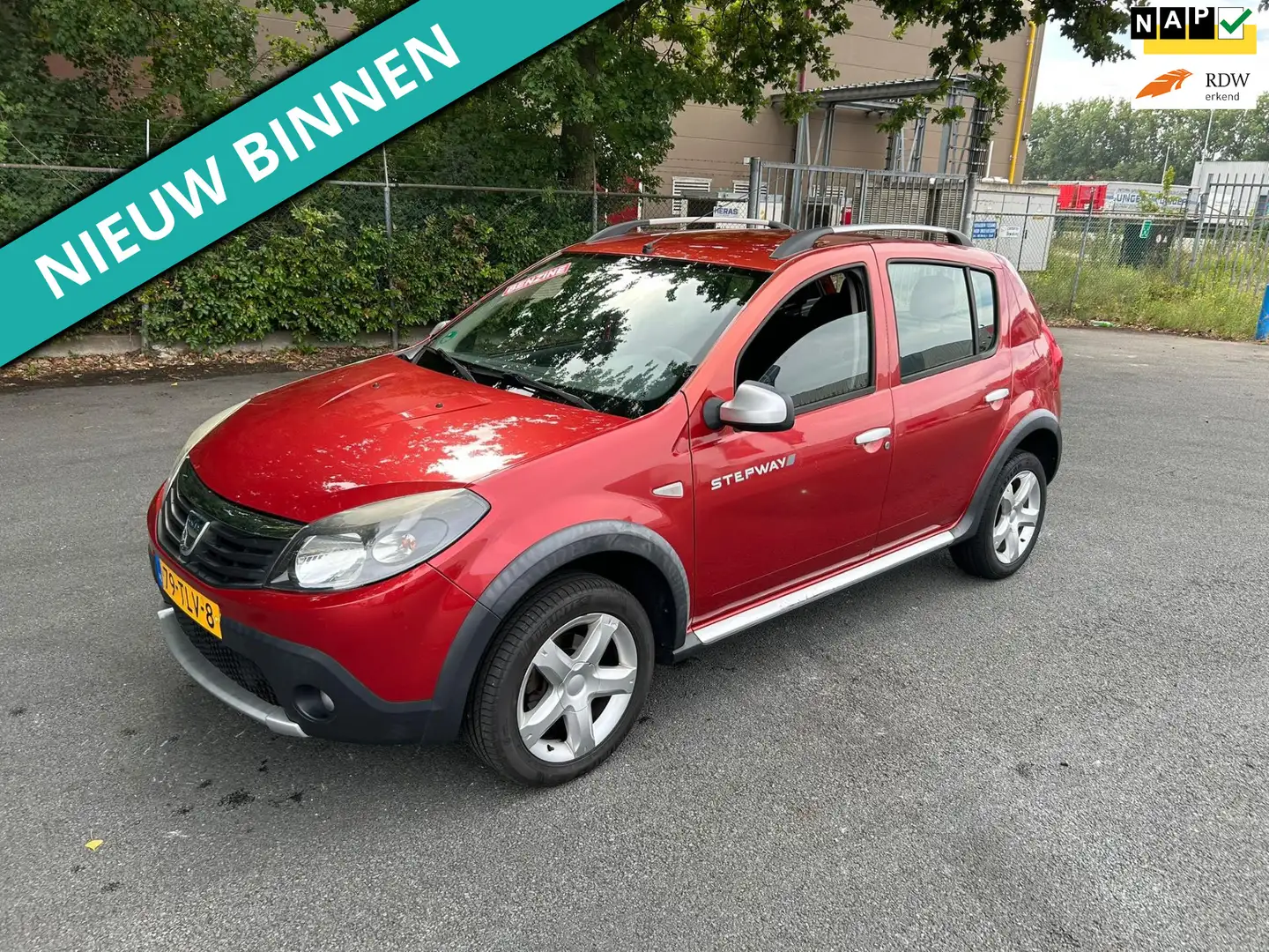 Dacia Sandero 1.6 Stepway LEUKE AUTO ZO WEG PRIJSJE Rood - 1