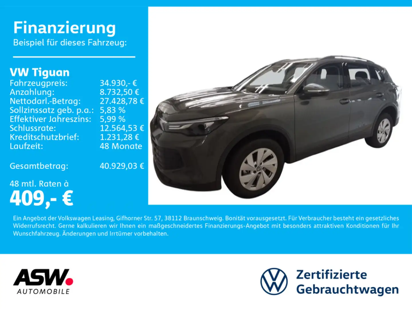 Volkswagen Tiguan 1.5 TSI DSG LED Navi RFK SHZ AHK Grün - 1