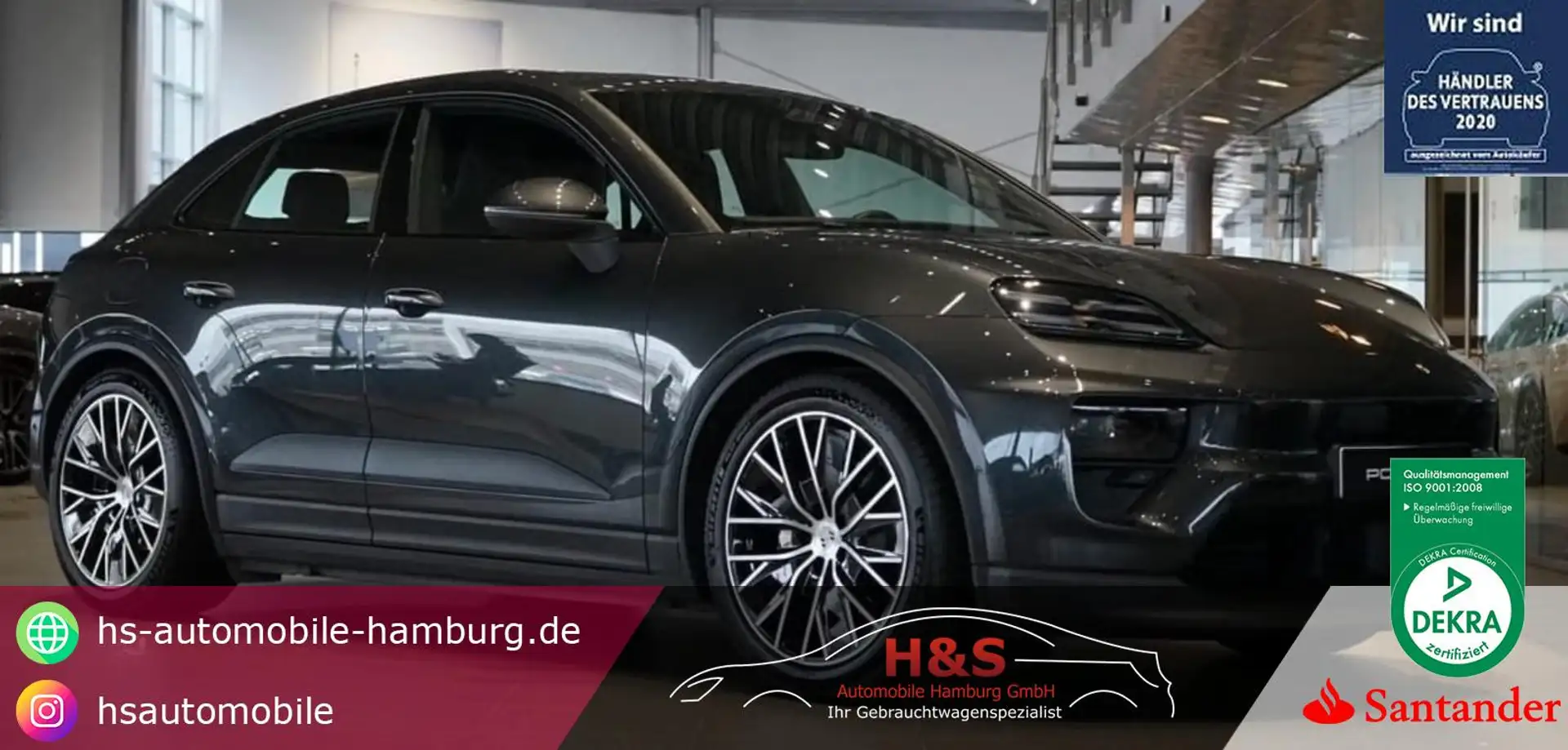 Porsche Macan Electric Sport-Chrono-Paket*AHK Gris - 1