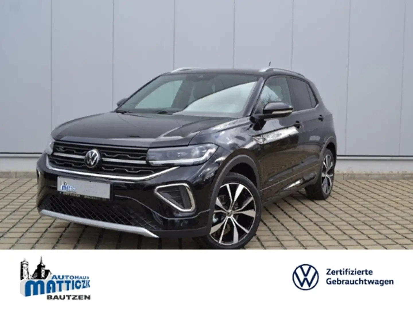 Volkswagen T-Cross 1.5 TSI 150 PS DSG R-Line AHK/IQ.DRIVE-PAKET/MATR Zwart - 1