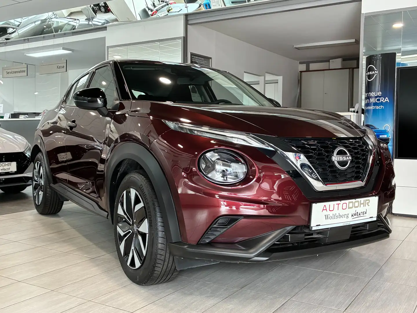Nissan Juke Juke 1,0 DIG-T Acenta+ DCT Winterräder KOSTENLOS Rot - 2