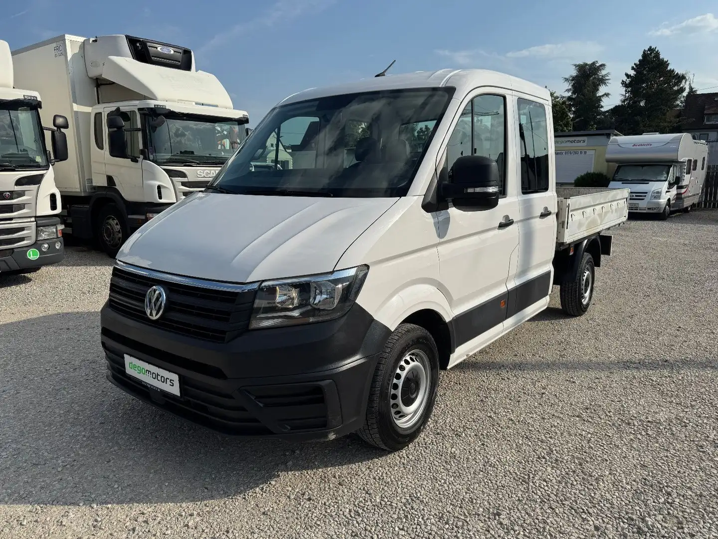 Volkswagen Crafter 35 Pritsche DOKA Blanc - 1