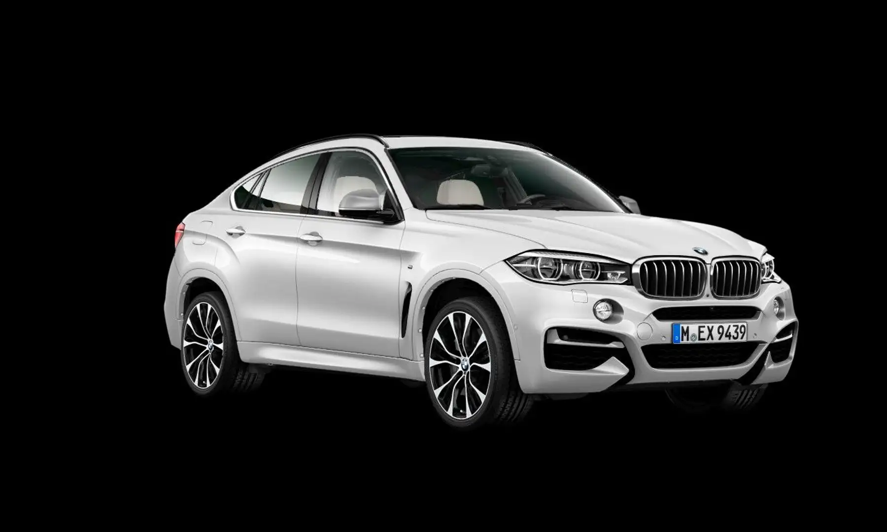 BMW X6 M d Nightv TVSoftcHUD.B&O.S.belüftMPerfoVoll Blanc - 1