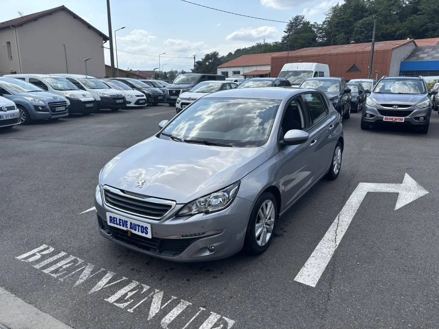 Peugeot 308 II 1.6 BlueHDi 120ch Active Business S&S 5p Gris - 2