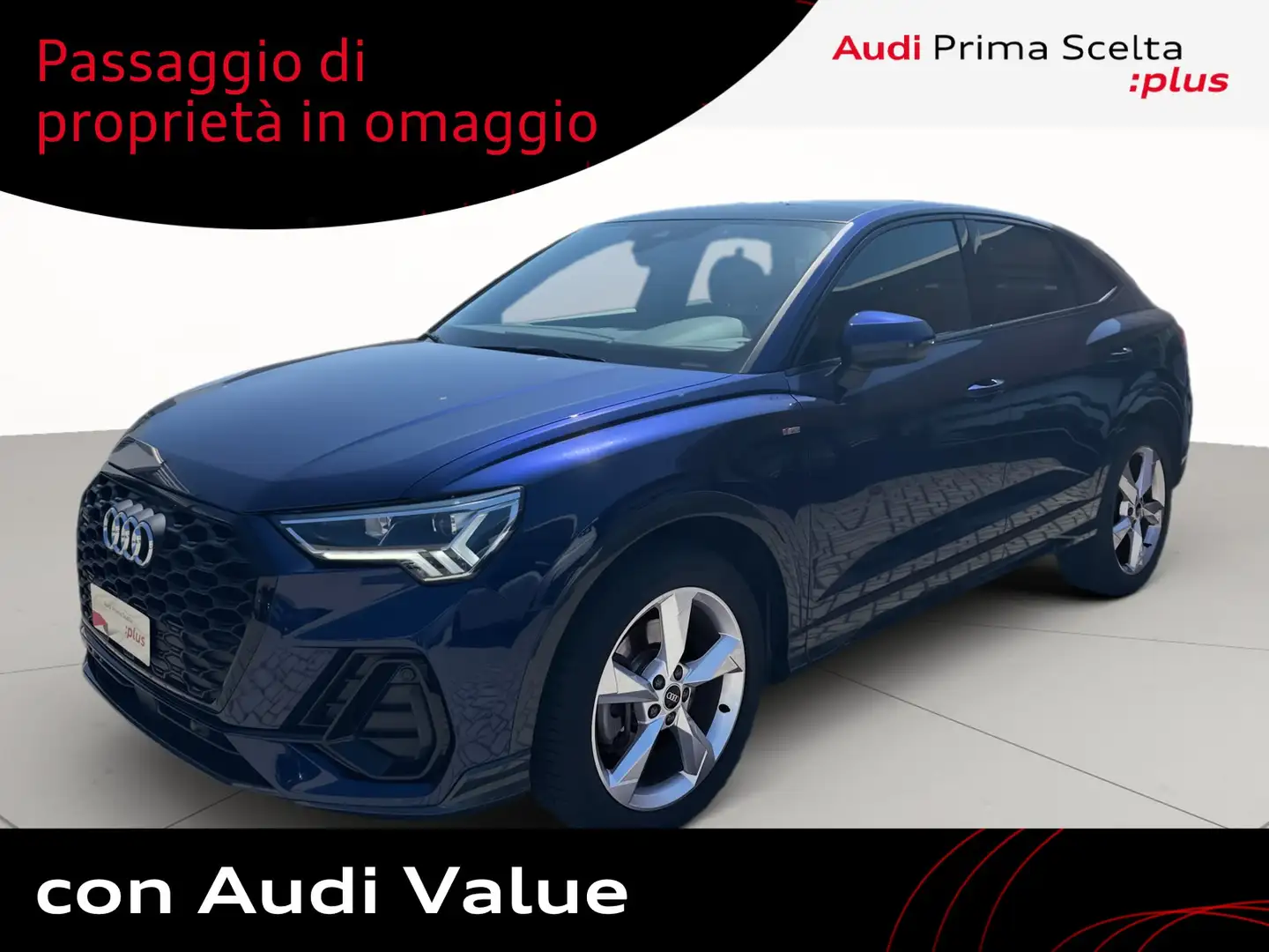 Audi Q3 sportback 40 2.0 tfsi s line edition quattro s-tro Blu/Azzurro - 1