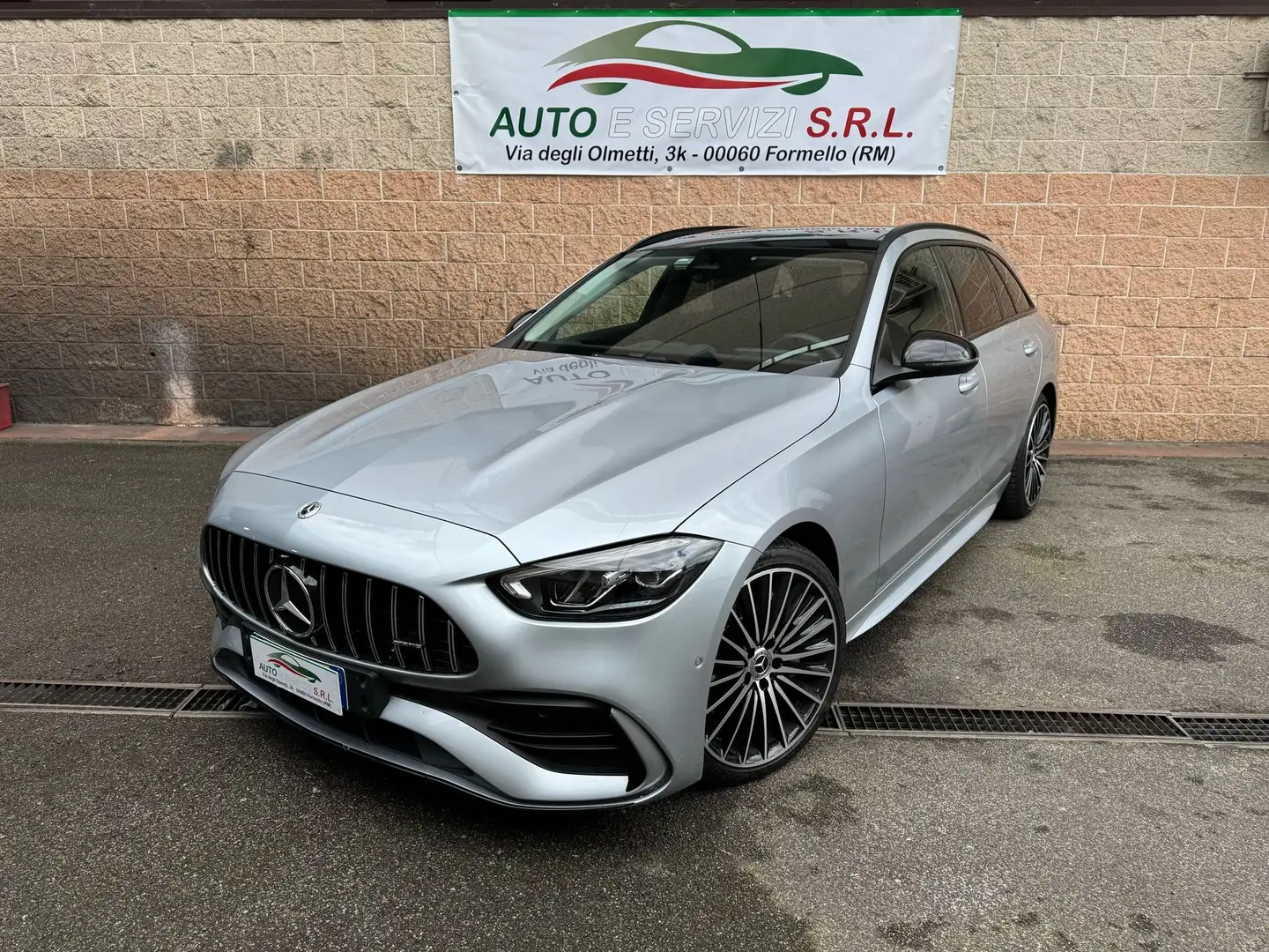 Mercedes-Benz C 220 C SW 220 d mhev AMG Line Advanced Plus 197cv auto Silber - 1