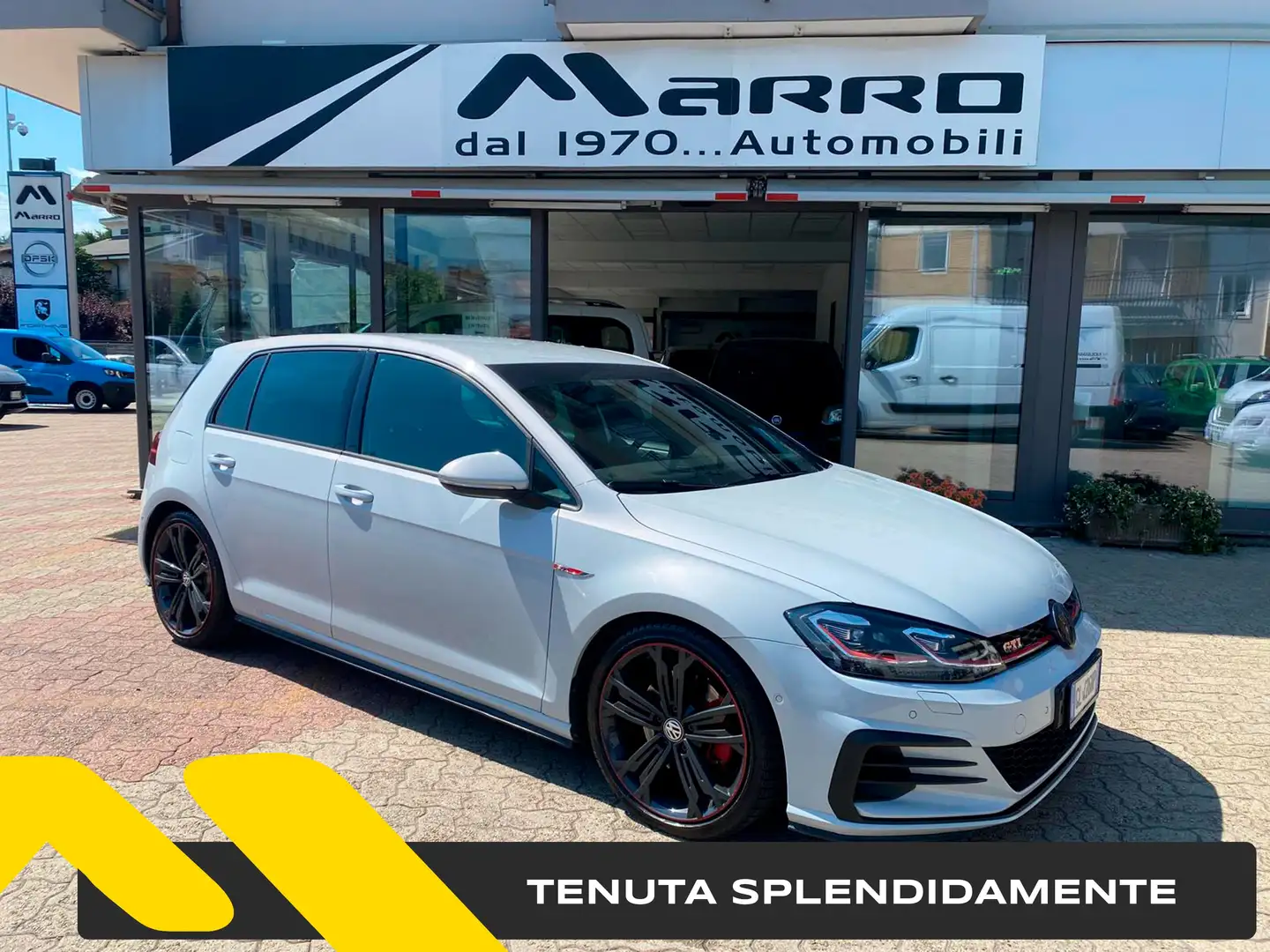 Volkswagen Golf GTI 7.5 230 CV DSG POLVERE DI LUNA-NAVI-PRIVACY Bianco - 1