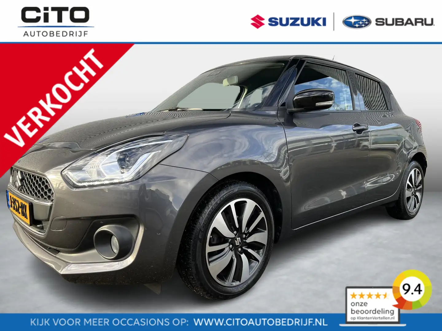 Suzuki Swift 1.0 Stijl Smart Hybrid | Climate Control | Cruise Grijs - 1