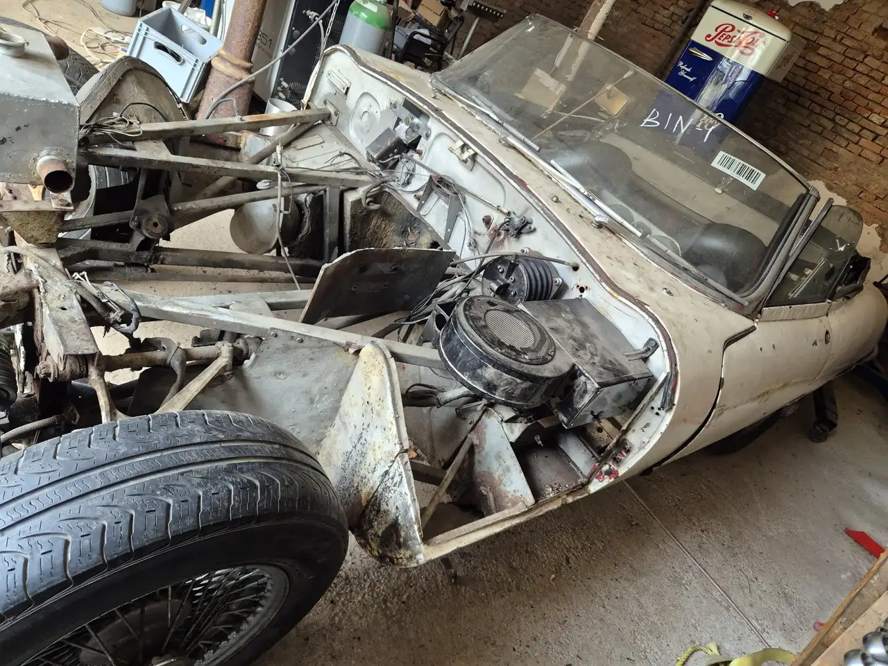 Jaguar E-Type Sept. 1961 Flatfloor Roadster #592, foto 4