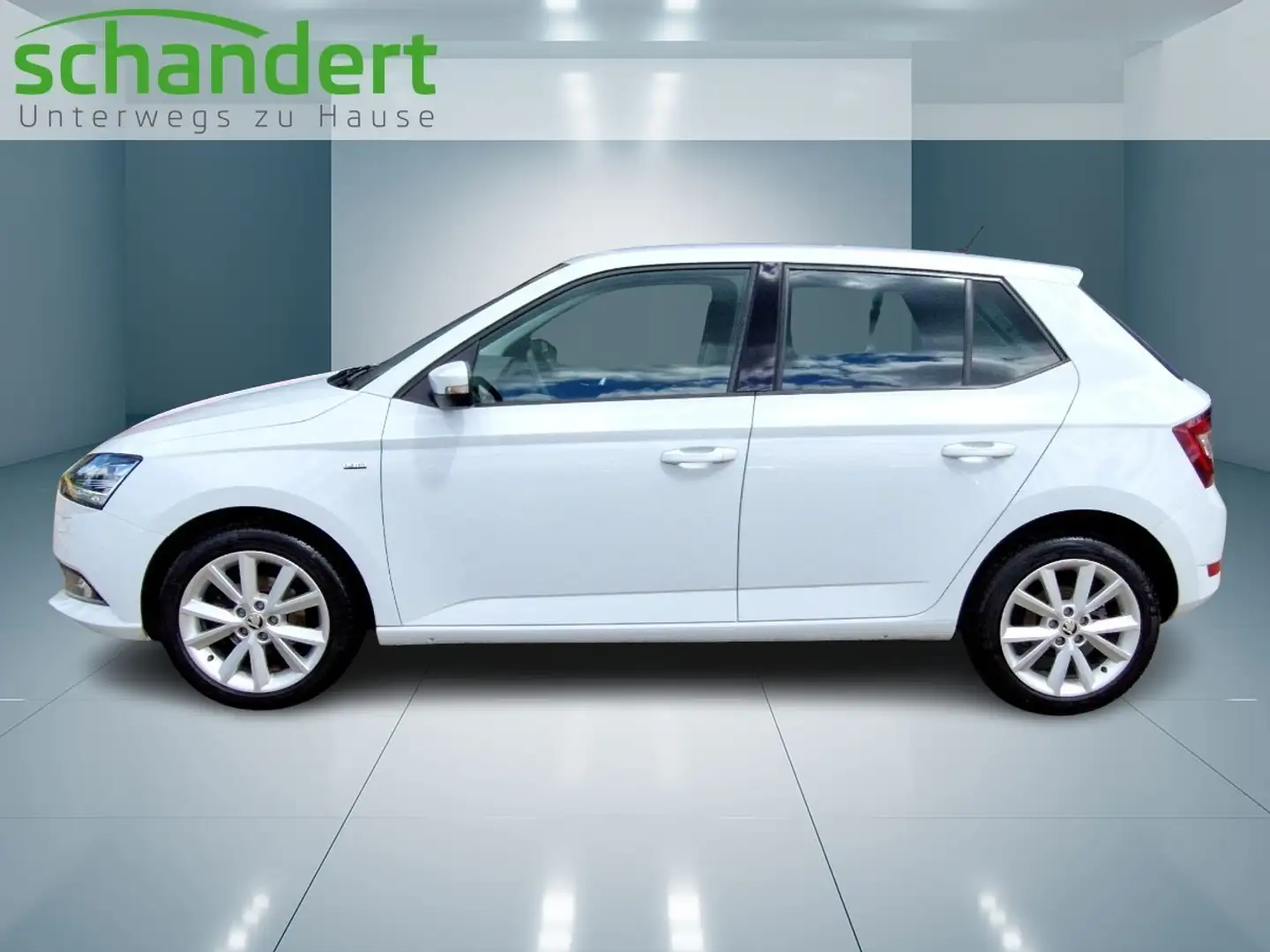 Skoda Fabia 1.0 TSI Clever LED ACC Klimaautomatik Sitzhzg. Blanc - 2