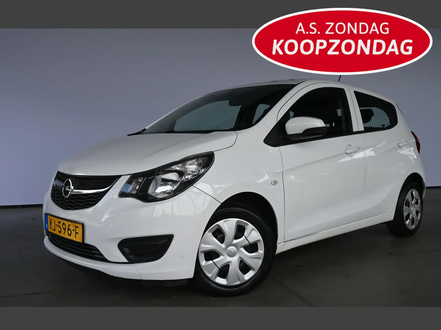 Opel Karl 1.0 ecoFLEX Edition Airco Cruise control Elektrisc Alb - 1