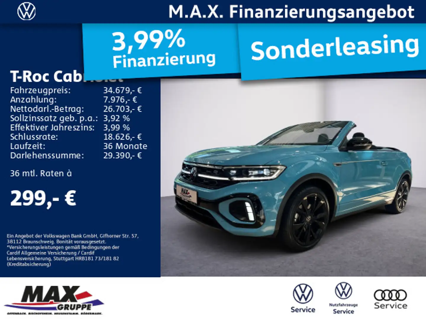 Volkswagen T-Roc 1.5 TSI DSG BLACKSTYLE R LINE LE Blauw - 1