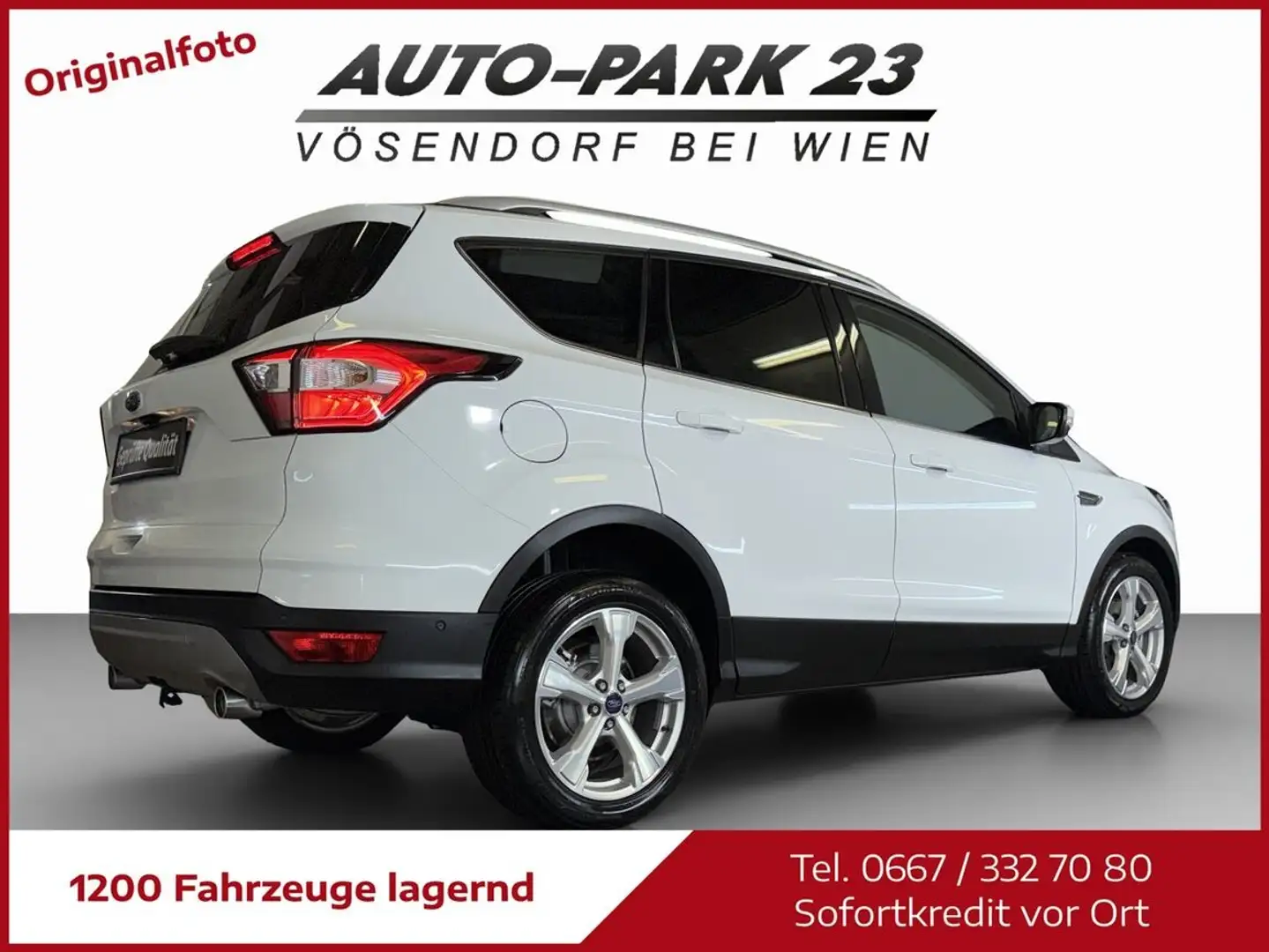 Ford Kuga TDCi Titanium Aut.*KAMERA*NAVI*LEDER*MOD2018 Weiß - 2
