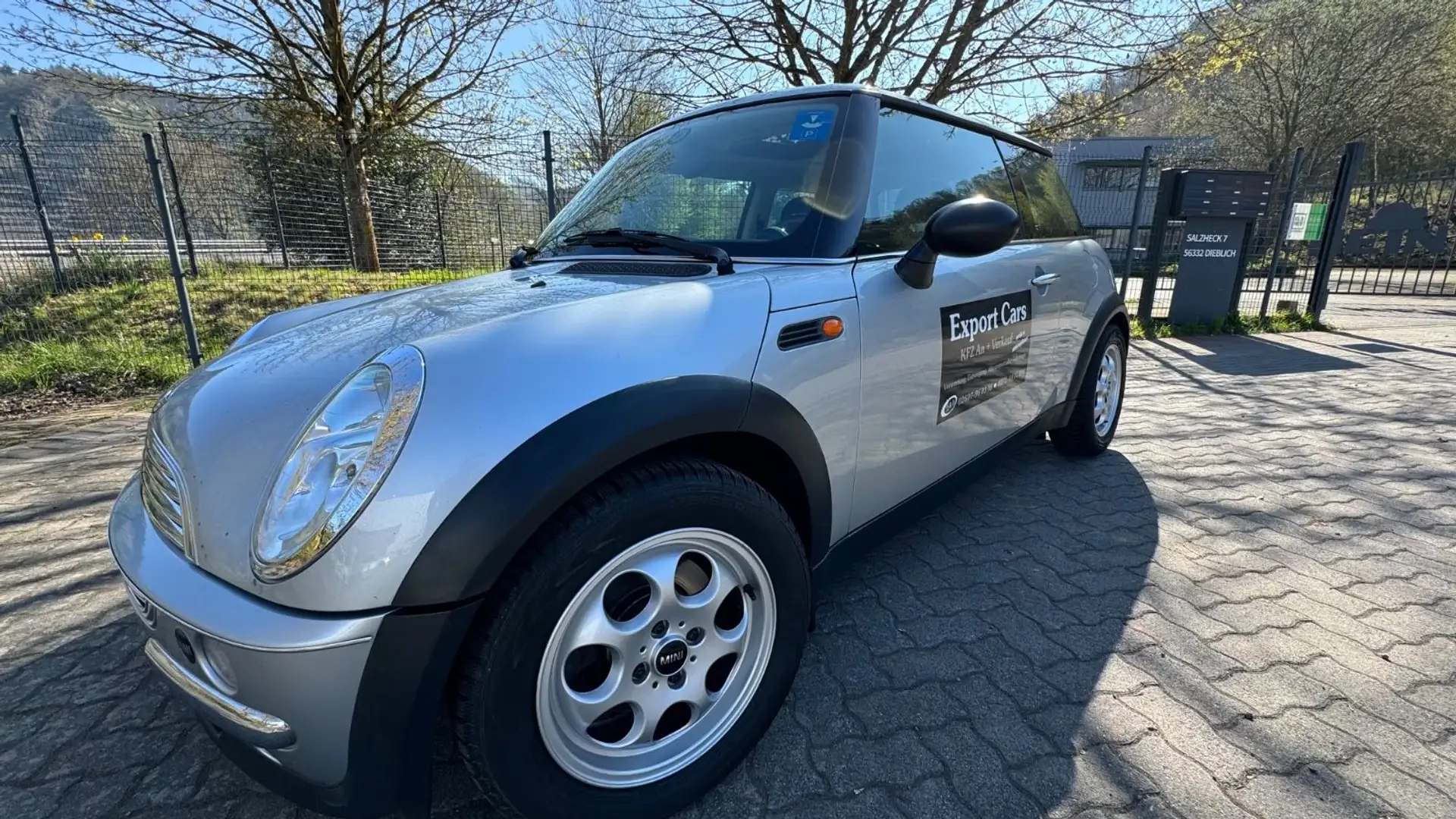 MINI One Mini Pano 8fach Alu Scheckh.ATG f6500€Rep FP Silber - 1