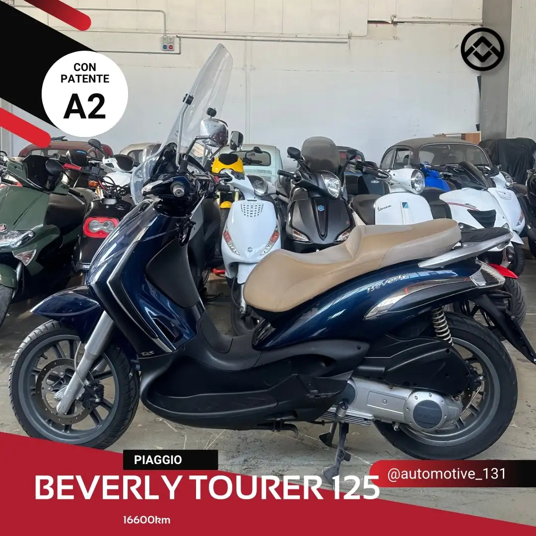 Piaggio Beverly 125 Blu/Azzurro - 1
