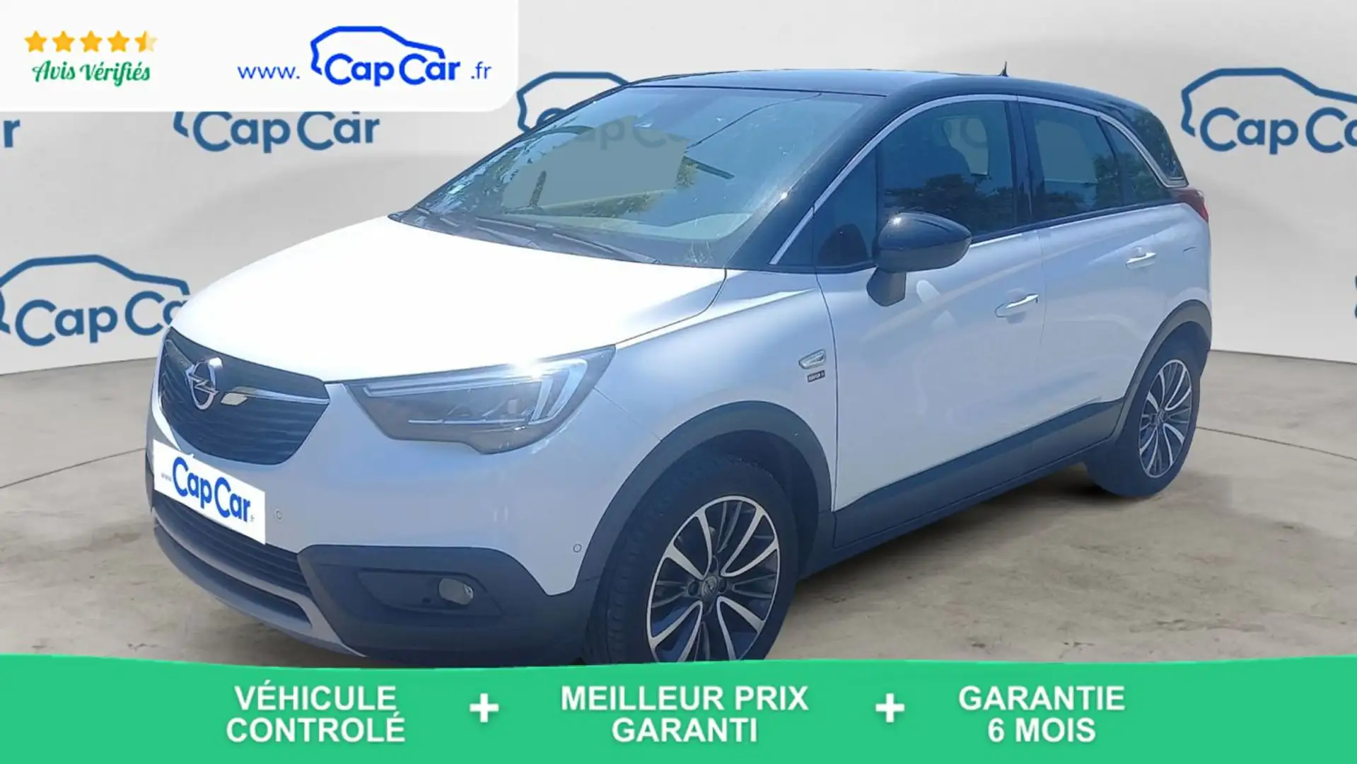 Opel Crossland X 1.2 Turbo 110 Opel 2020 - Entretien constructeur Blanc - 1