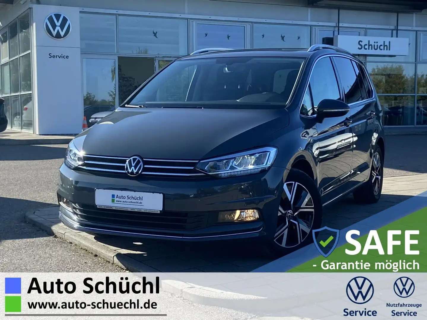 Volkswagen Touran 1.5 TSI HIGHLINE NAVI+LED+AHK+PANORAMA+AC Grau - 1