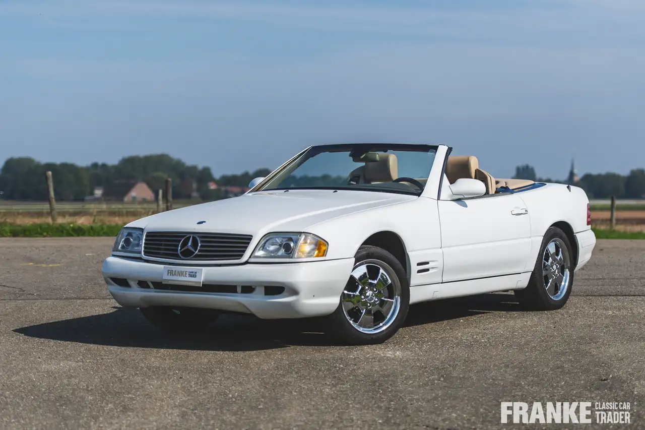 Mercedes-Benz SL 500 Cabrio V8. Youngtimer met matching numbers, histor, foto 1
