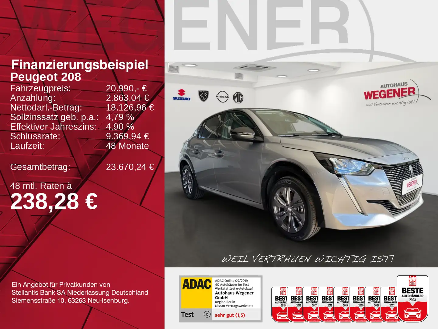 Peugeot 208 E Allure 136 *Navi*Kamera*SHZ* Silber - 2