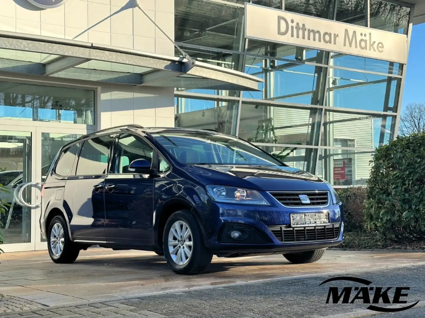 SEAT Alhambra Style 2.0TDI DSG 7-Si. AHZV GRA NAVI RFK MFL Blau - 1