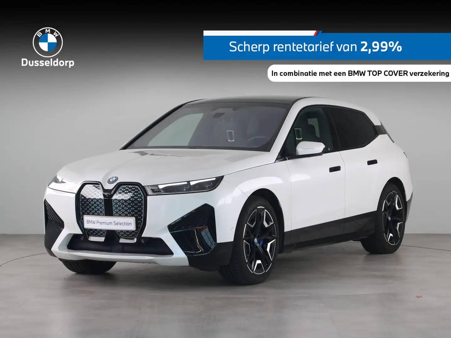 BMW iX xDrive40 High Executive 77 kWh Trekhaak Blanc - 1