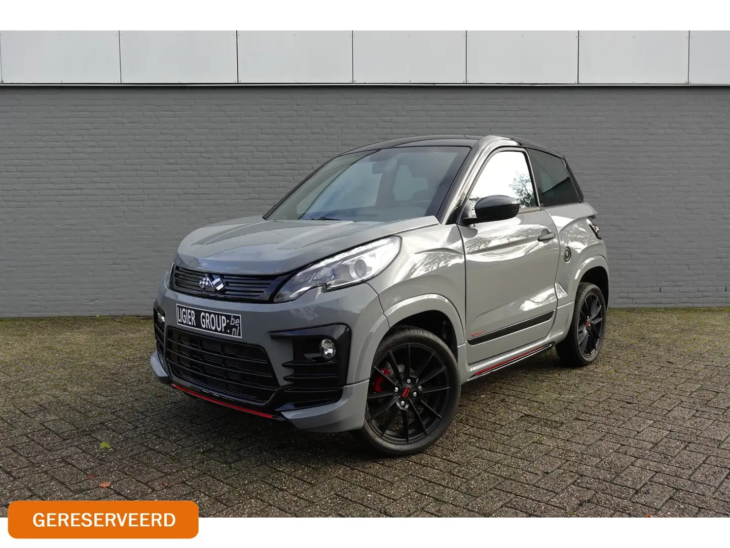 Ligier JS 60 Brommobiel Chic Sun Airco | Achteruitrijcamera | C Gri - 1