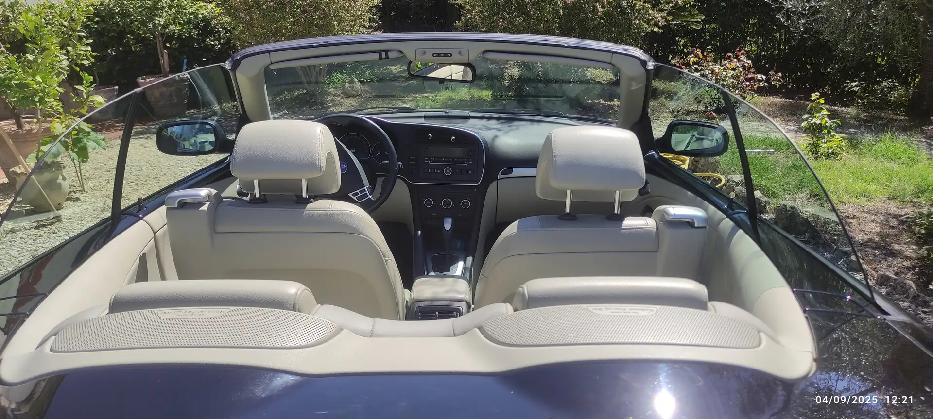 Saab 9-3 9-3 Cabrio 1.9 tid 16v Vector sentronic dpf Nero - 2