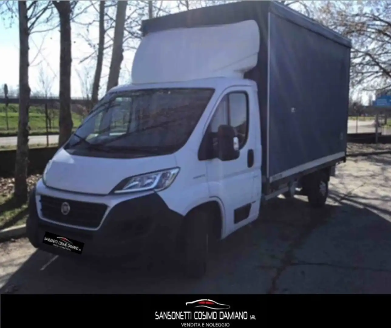 Fiat Ducato 35 2.3 MJT 130CV PLM CASSA CON CENTINA E TELO Bianco - 1