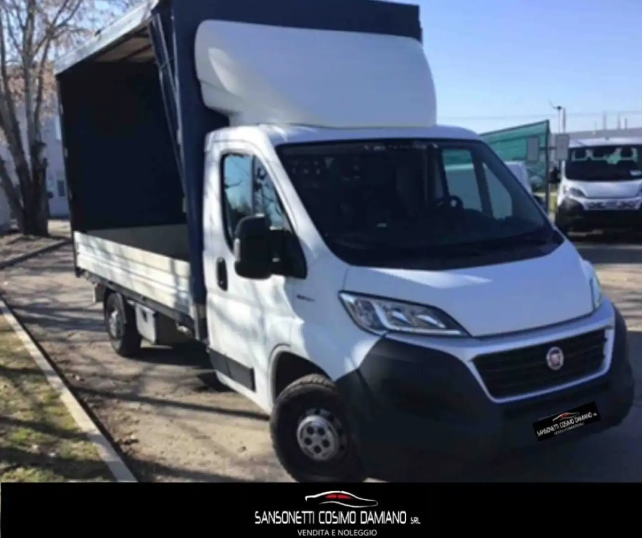 Fiat Ducato 35 2.3 MJT 130CV PLM CASSA CON CENTINA E TELO Bianco - 2