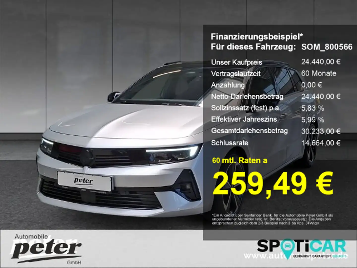 Opel Astra Astra L ST 1.2Turbo GS Klimaautomatik Sitzheizung Argent - 1